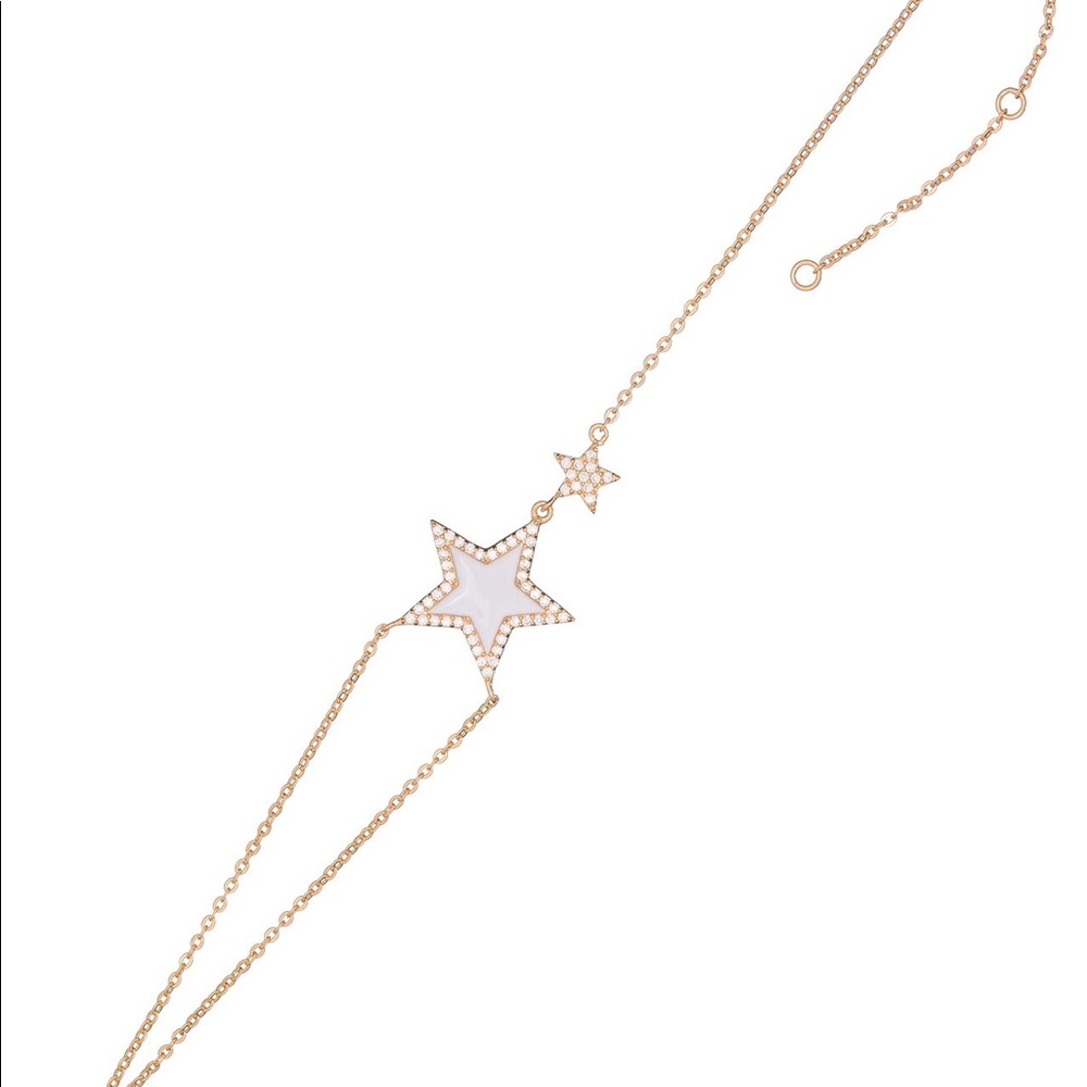 Star enamel bracelet,enamel star charm bracelet ,